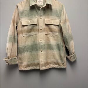 Hollister Mens Flannel Thick Shirt Jacket Button Up XSmall